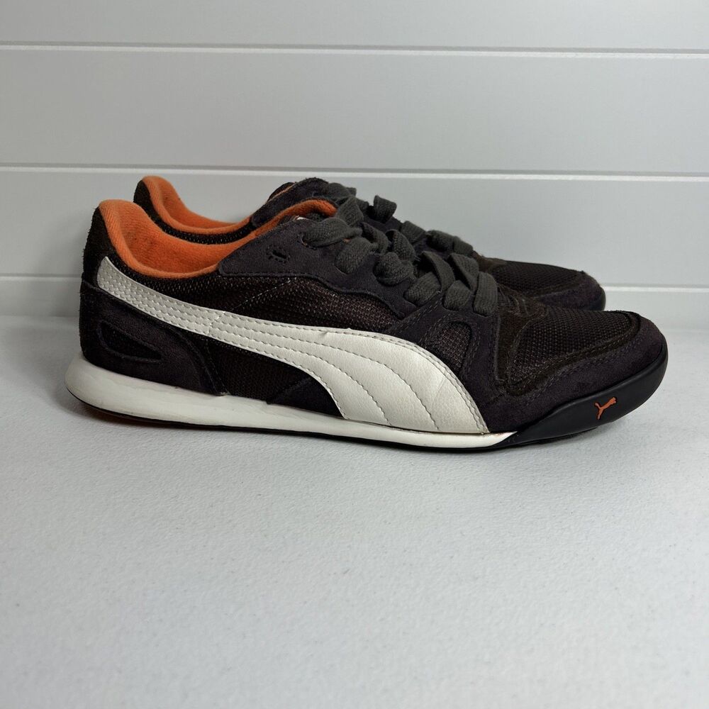 Puma Men’s Shoes Size 11 Brown Orange Cabana Racer I0 Retro Style Sneaker